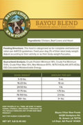 Bayou Blend- Raw Dog Nutrition